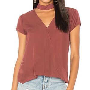 CLOTH & STONE Chocker Wrap Top